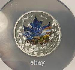 Canada 2022 Silver 3 oz. $50.00 Canadian Collage NGC PF 70 Ultra Cameo