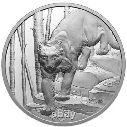 Canada 2024'Cougar Great Hunters' Ultra High-Relief Proof $20 Silver Coin
