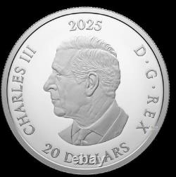 Canada 2025 Triple Maple $20 Silver Proof Coin 1oz. 9999 Fine OEM
