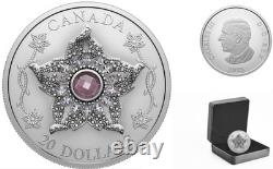 Canada 2025'Williamson Diamond Brooch' Crystalized Proof $20 Pure Silver Coin
