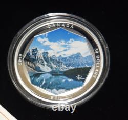 Canada $30 Fine Silver MORAINE LAKE Coin McKinnon Photo Series