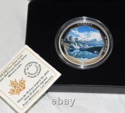 Canada $30 Fine Silver MORAINE LAKE Coin McKinnon Photo Series