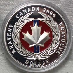 Canada Dollar 2006 Silver Dollar Proof with Enamel Effect #185341