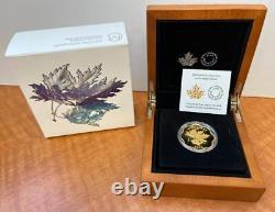 Canada Masters Club 2018 $20 Iconic Maple Leaves. 9999 Silver Proof FRS03
