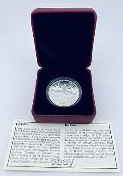 Canada Mint 2017 Proof Silver Dollar 150th Anniversary Original Mint