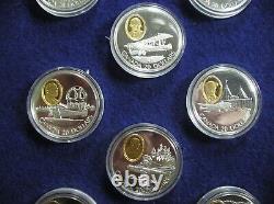 Canada Original $20.00 Proof Silver Aviation Commemoratives/24kt. Cov. Cameo