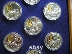 Canada Original $20.00 Proof Silver Aviation Commemoratives/24kt. Cov. Cameo