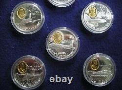 Canada Original $20.00 Proof Silver Aviation Commemoratives/24kt. Cov. Cameo