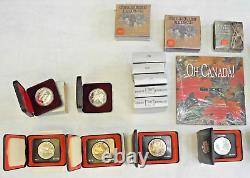 Canada Proof Silver Dollars Specimen Sets Oh Canada BU Coins ecoinsales