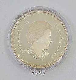 Canada Pure 99.99% Fine Silver Gold Covered 2017 Coin 150th Canadian Federation