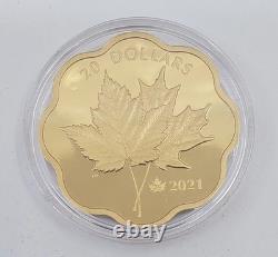 Canada Pure 99.99% Fine Silver Gold Covered 2021 $20 Masters Club Silver Coin