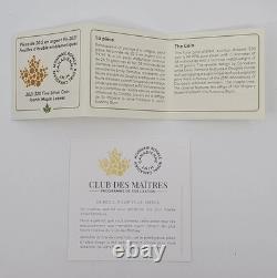 Canada Pure 99.99% Fine Silver Gold Covered 2021 $20 Masters Club Silver Coin