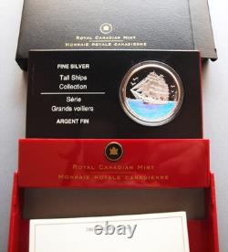 Canada RCM $20 Tall Ship Series Silver Proof Holo, 2005 OMP/COA 1 Oz 0.9999 Fine