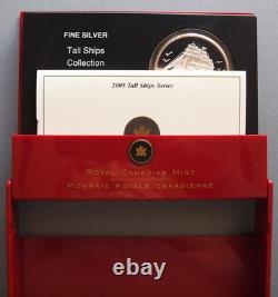 Canada RCM $20 Tall Ship Series Silver Proof Holo, 2005 OMP/COA 1 Oz 0.9999 Fine