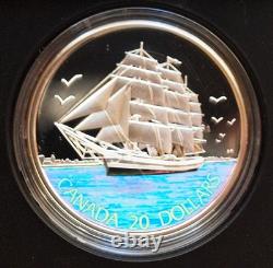 Canada RCM $20 Tall Ship Series Silver Proof Holo, 2005 OMP/COA 1 Oz 0.9999 Fine
