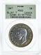 Canada, Silver 1 Dollar 1947 Blunt 7 Pcgs Ms 63 (proof Like), Raren