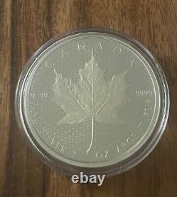 Canada Ten Dollars $10 2017 150th Maple Leaf 2 Ounce. 999 SILVER Proof (MD)