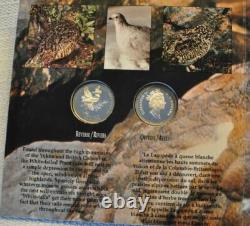 Canada on the Wing Birds of Canada 1995 Canada 4 Silver Proof Set