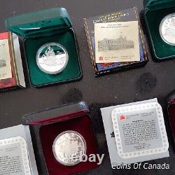 Collection Of 20 Canada Silver Proof Dollars Every Year 1982-2001 #coinsofcanada