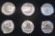 Complete Set (6) 1 oz Silver Canada 2023 2025 W Mint Mark Coins Winnipeg RCM