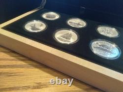 Complete Set (6) 1 oz Silver Canada 2023 2025 W Mint Mark Coins Winnipeg RCM