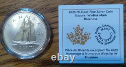 Complete Set (6) 1 oz Silver Canada 2023 2025 W Mint Mark Coins Winnipeg RCM