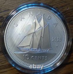 Complete Set (6) 1 oz Silver Canada 2023 2025 W Mint Mark Coins Winnipeg RCM