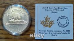 Complete Set (6) 1 oz Silver Canada 2023 2025 W Mint Mark Coins Winnipeg RCM