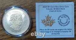 Complete Set (6) 1 oz Silver Canada 2023 2025 W Mint Mark Coins Winnipeg RCM