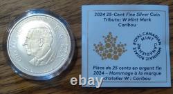 Complete Set (6) 1 oz Silver Canada 2023 2025 W Mint Mark Coins Winnipeg RCM