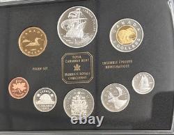 Date Run 1984-1989 Canada Silver Proof Sets Missing 1986 5 Sets