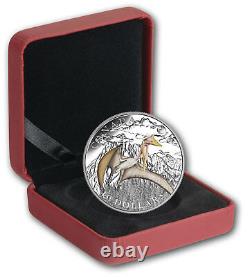 Dinosaurs Terror of the Sky $10 2016 Pure Silver Proof Colour Coin Canada