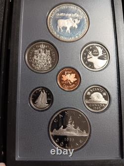 Eight Different Canada Proof Sets All Have A Silver Dollar