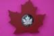 Gem 2015 Canada Silver Proof Maple Leaf Shape $20 1 OZ Coin Case Box COA 8002