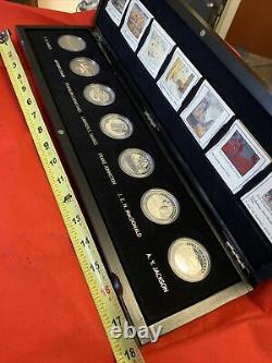 Group Of Seven Canada $20 Proof Silver Coin Set In Case 2012-2013