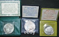 HUGE Lot of Mostly Israel Silver Coins GEM BU+ Proof Canada 17.76 ASW bullion