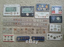 Huge Estate Lot All Silver Coins Proofs Canada & Us Mint Bu Plus
