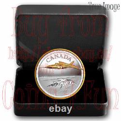 LC 2021 The Avro Arrow CF-105 $50 5 OZ Pure Silver Proof Coin Canada