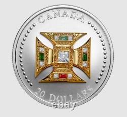 LIMITED Canada 1 oz Silver PROOF Coin Maple Leaf Money Fair Privy Mark 2014
