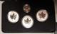 Legacy of Liberty WWII Maple Leaf Set of 3 Rev Proof. 999 Silver 1 OZ with COA