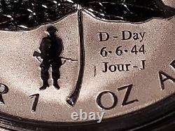 Legacy of Liberty WWII Maple Leaf Set of 3 Rev Proof. 999 Silver 1 OZ with COA