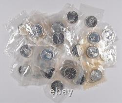 Lot 40 PROOF LIKE 80% Silver Canadian Quarters Roll $10 Collection Canada