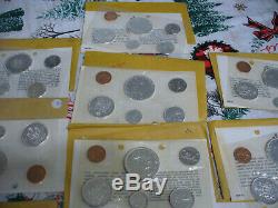 Lot Of 10 1963-67 Canada Silver Proof Like Sets Coins High Grades Sealed