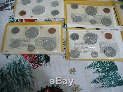 Lot Of 10 1963-67 Canada Silver Proof Like Sets Coins High Grades Sealed