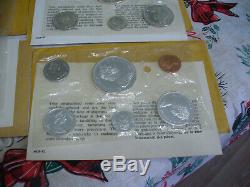 Lot Of 6 1962-67 Canada Silver Proof Like Sets Coins High Grades Sealed