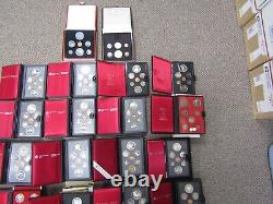 Lot Of Canada Proof-like Sets & 7 Uncirculated Sets Silver & Clad