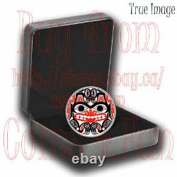 Low COA 2020 Bill Reid Xhuwaji Haida Grizzly Bear $20 Pure Silver Proof Coin