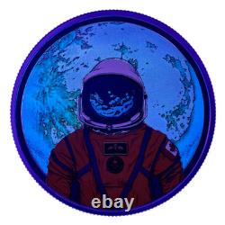 MOON MISSION Artemis 2026 CANADA 3D GlowInTheDark 1oz. 9999 Pure Silver $20 Coin