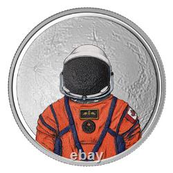 MOON MISSION Artemis 2026 CANADA 3D GlowInTheDark 1oz. 9999 Pure Silver $20 Coin