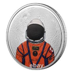 MOON MISSION Artemis 2026 CANADA 3D GlowInTheDark 1oz. 9999 Pure Silver $20 Coin
